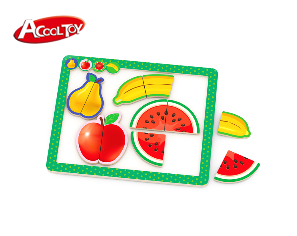 Magnetisches Obst-Puzzle